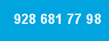928 681 77 98